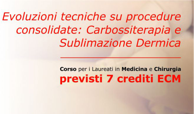 Corso su Carbossiterapia e Sublimazione Dermica